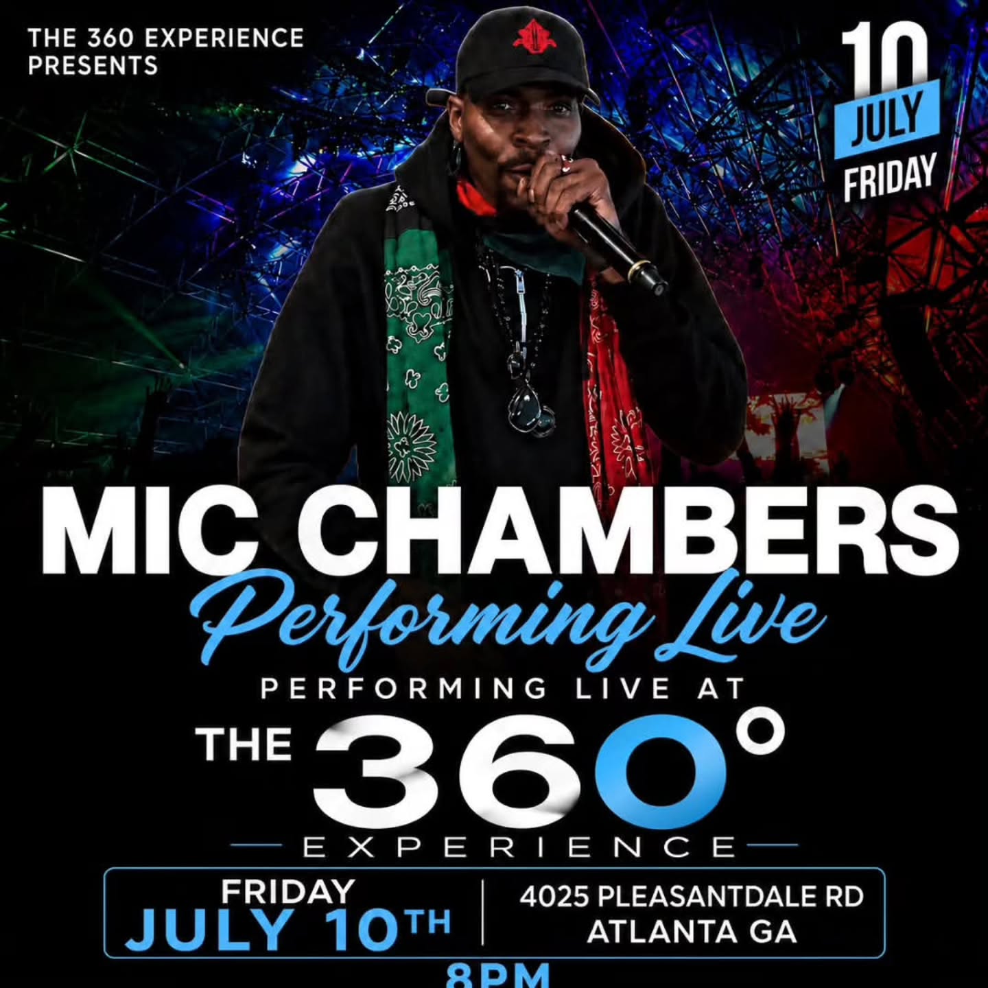 Mic Chambers Performing Live at The 360° Experience