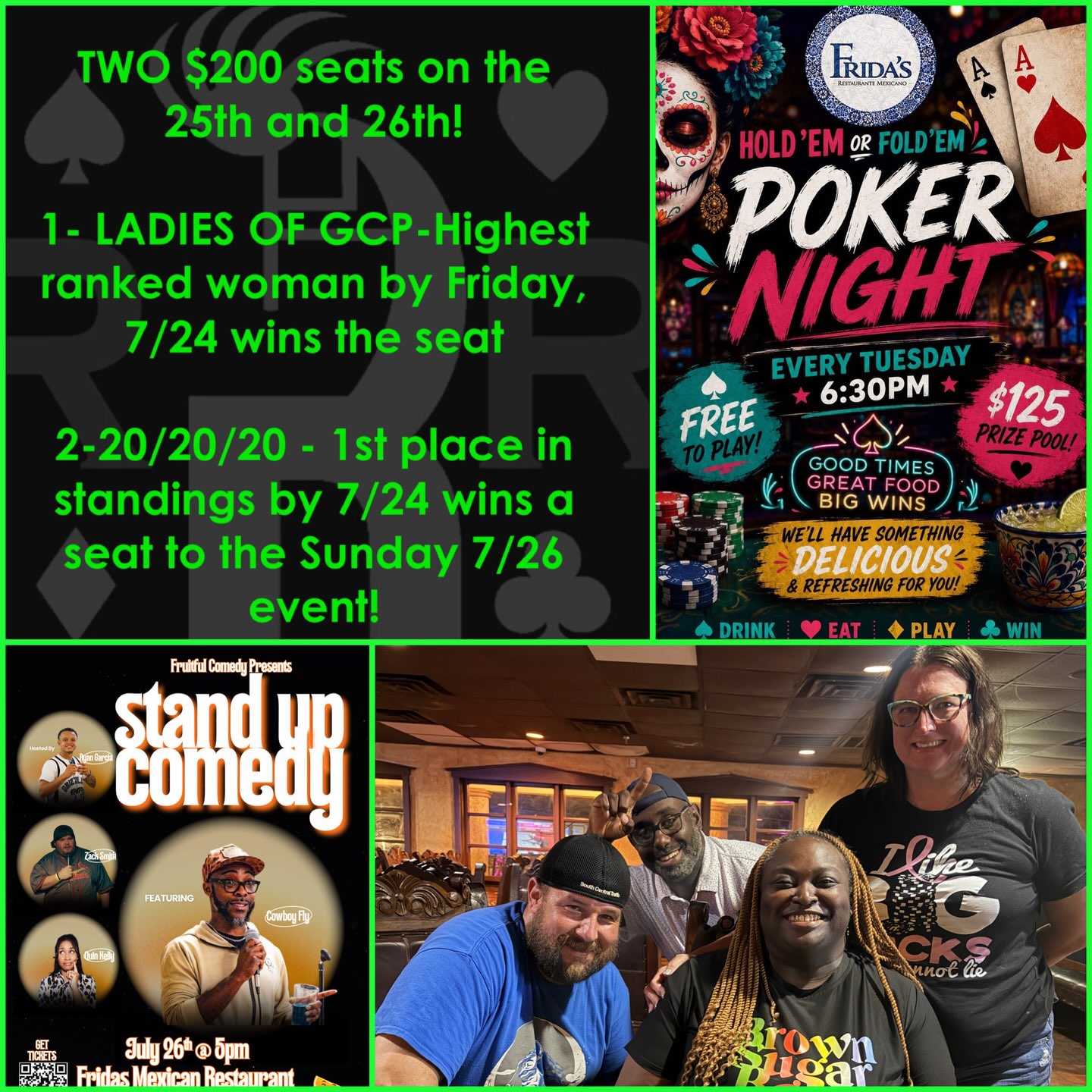 Hold 'Em or Fold 'Em Poker Night & Stand Up Comedy