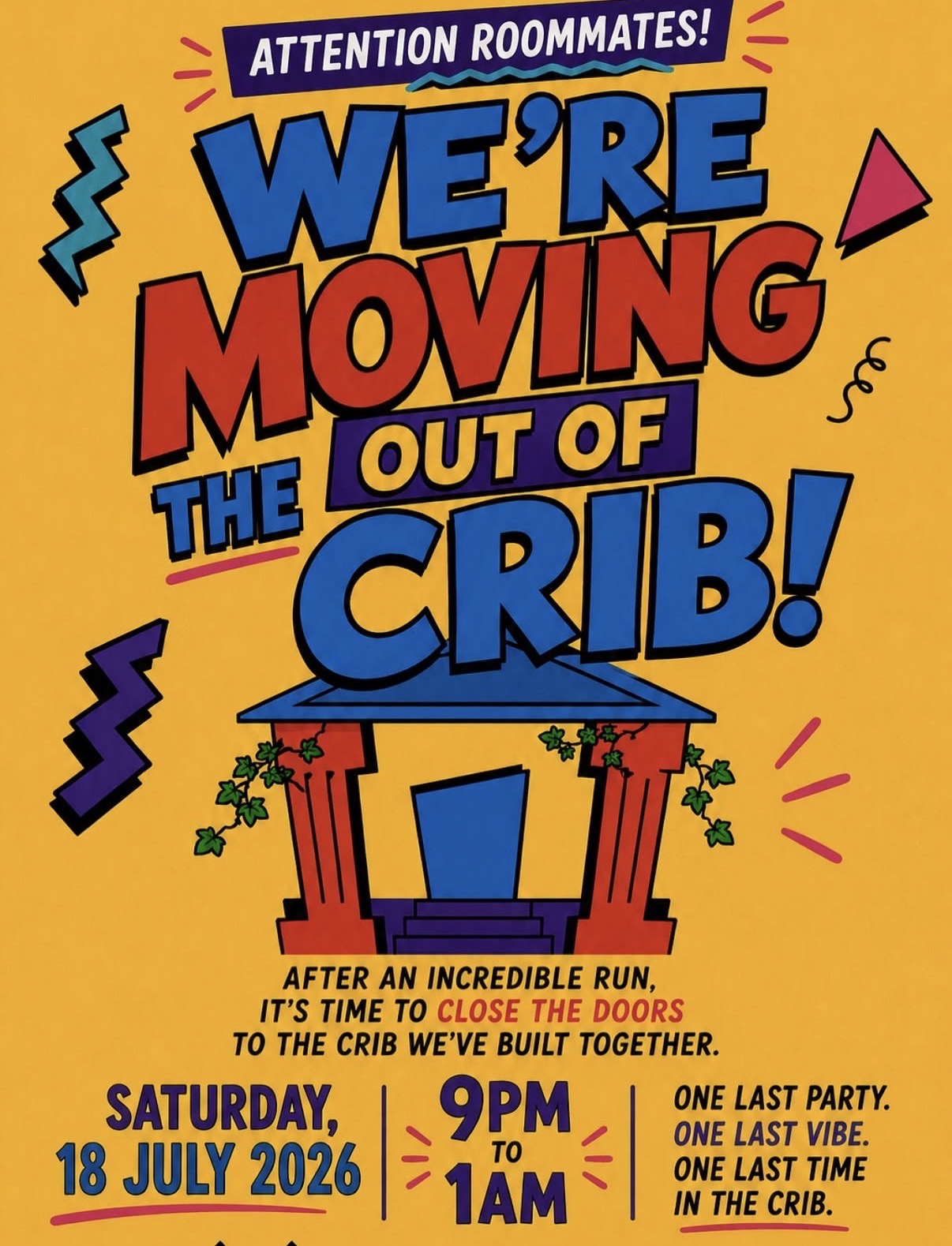 We're Moving Out of the Crib!