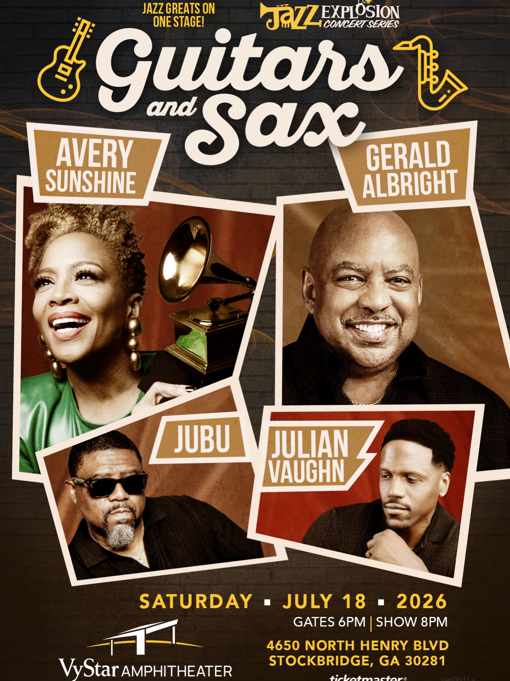 Guitars and Sax – Jazz Explosion Concert Series