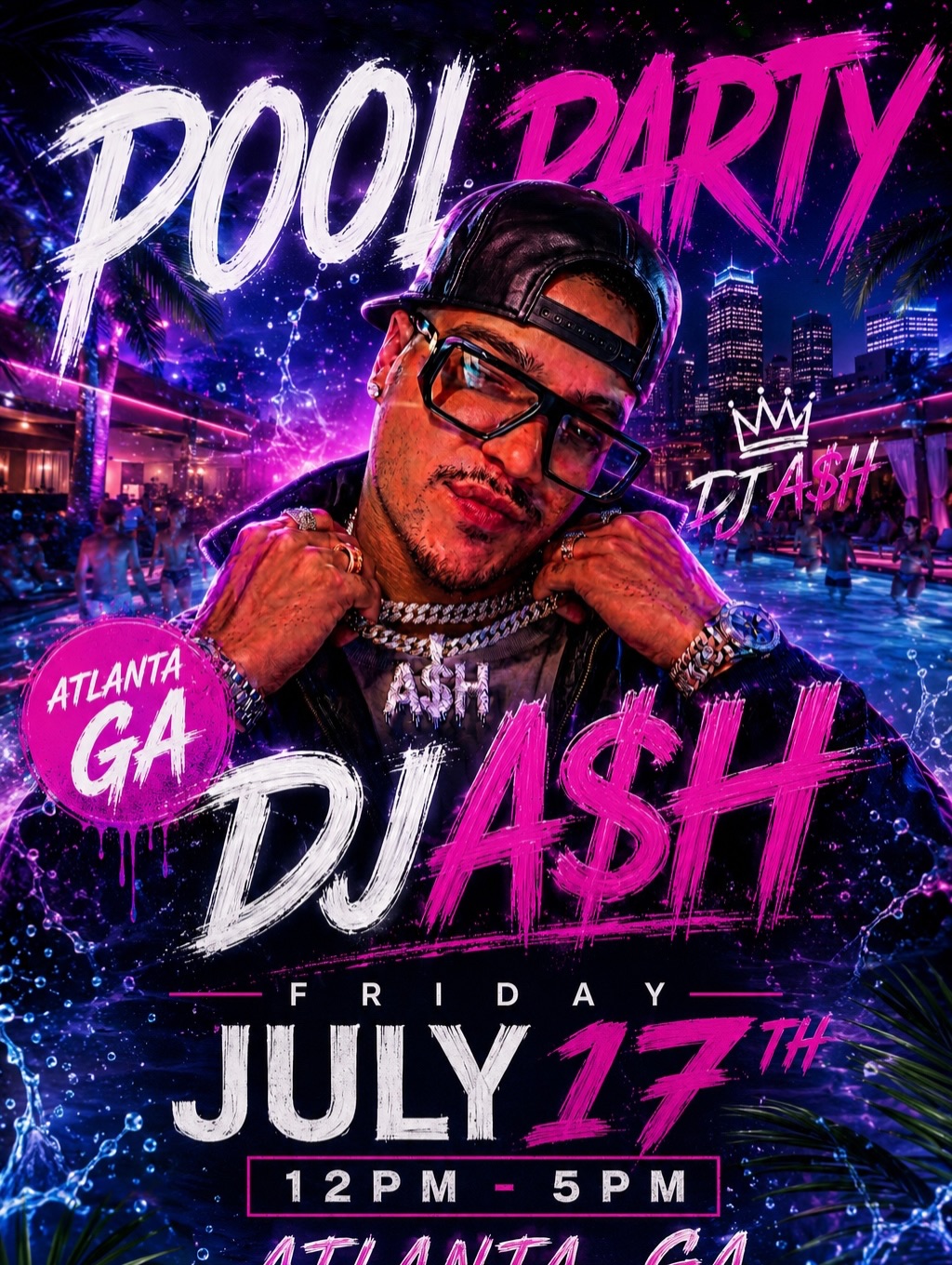Pool Party with DJ A$H