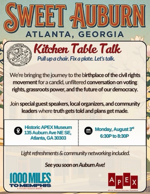 Kitchen Table Talk – Sweet Auburn, Atlanta