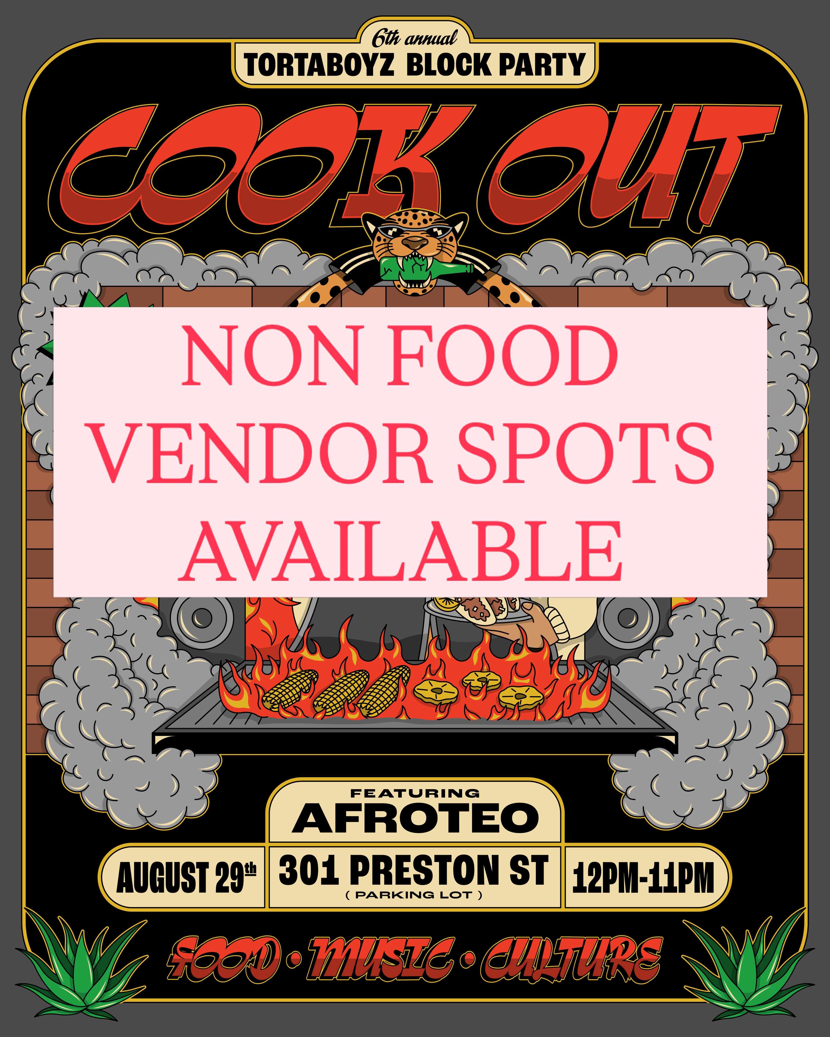 6th Annual Tortaboyz Block Party Cook Out