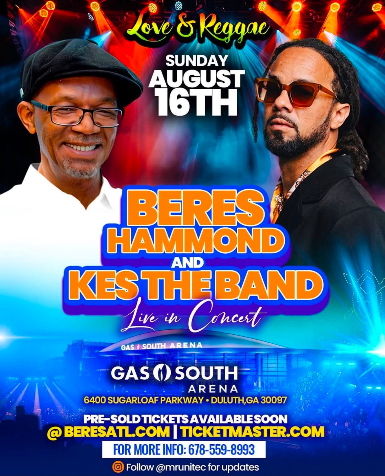 Love & Reggae: Beres Hammond and Kes The Band Live in Concert