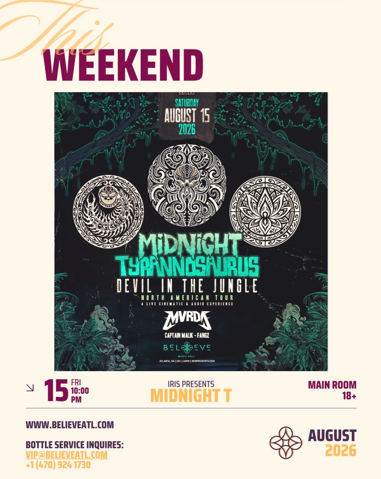 Midnight Tyrannosaurus: Devil in the Jungle North American Tour
