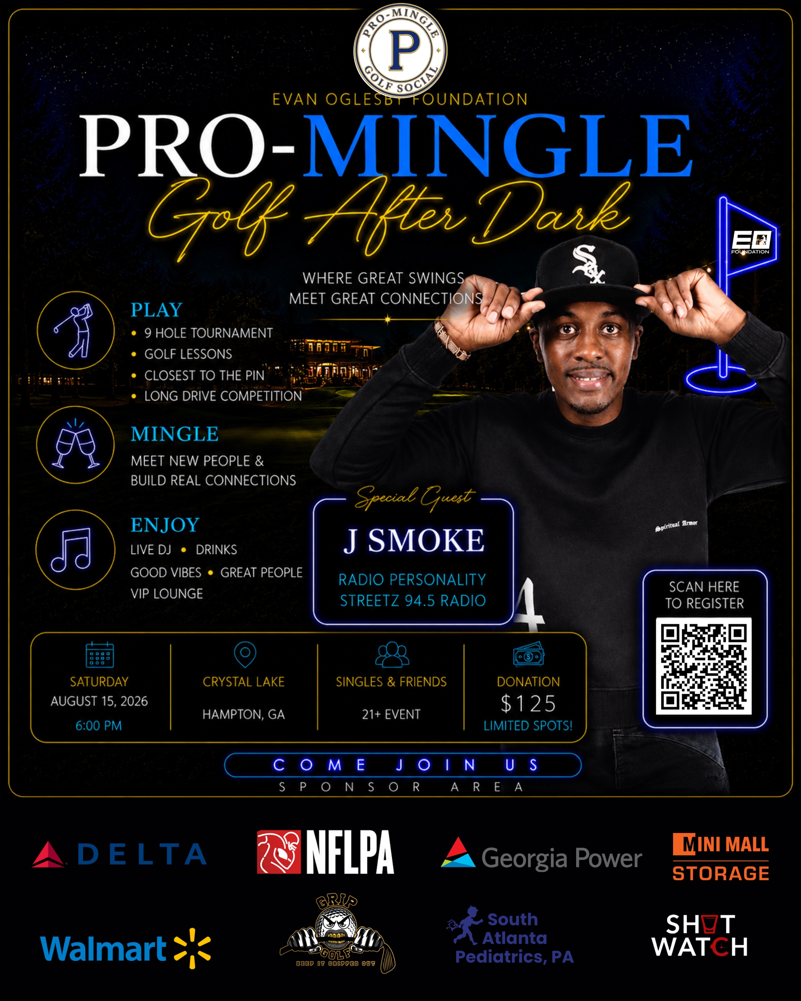 Pro-Mingle Golf After Dark