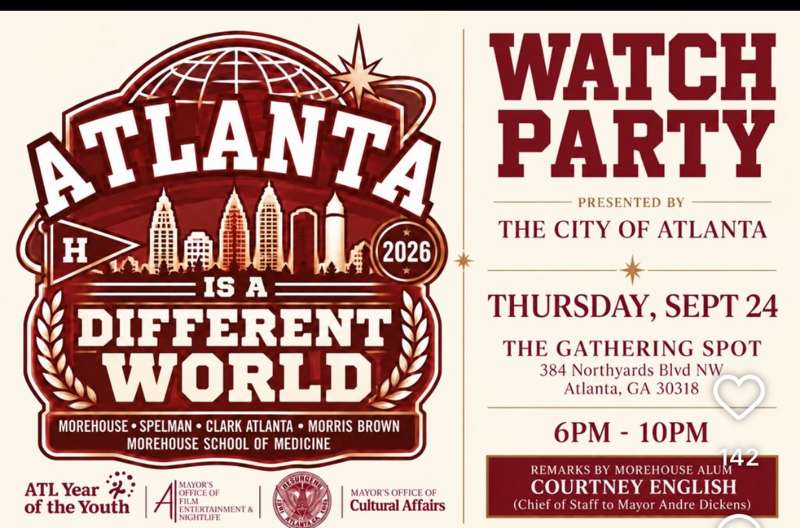 Atlanta is a Different World Watch Party
